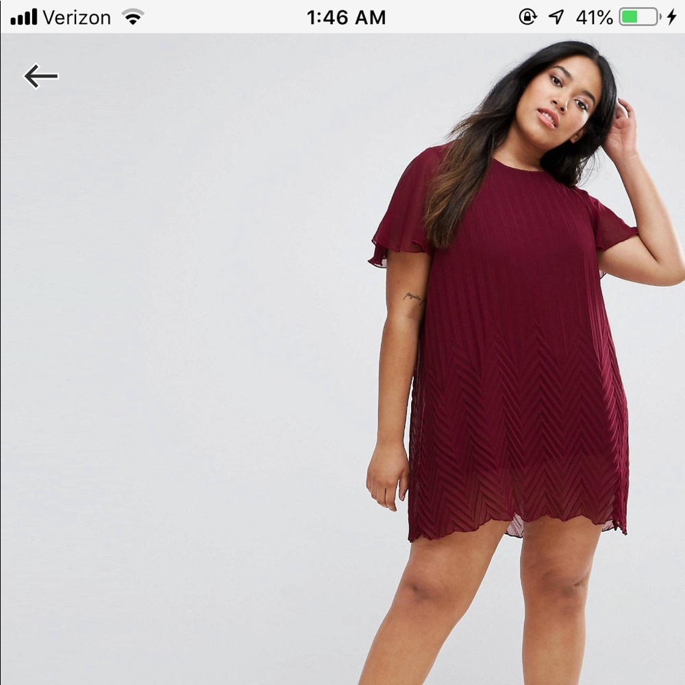 Maroon Dress